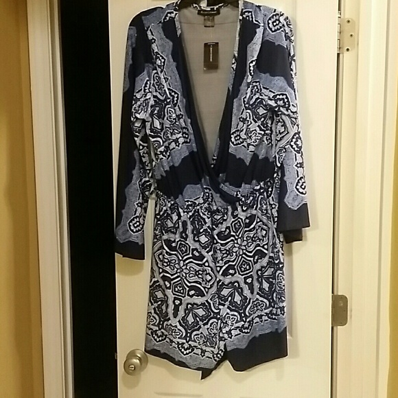 Navy Romper - Picture 1 of 2